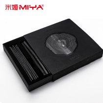 Mia charcoal bar Willow cotton sketch special charcoal pen Black charcoal bar 30 art student exam coloring special black charcoal pen charcoal bar cylinder boxed