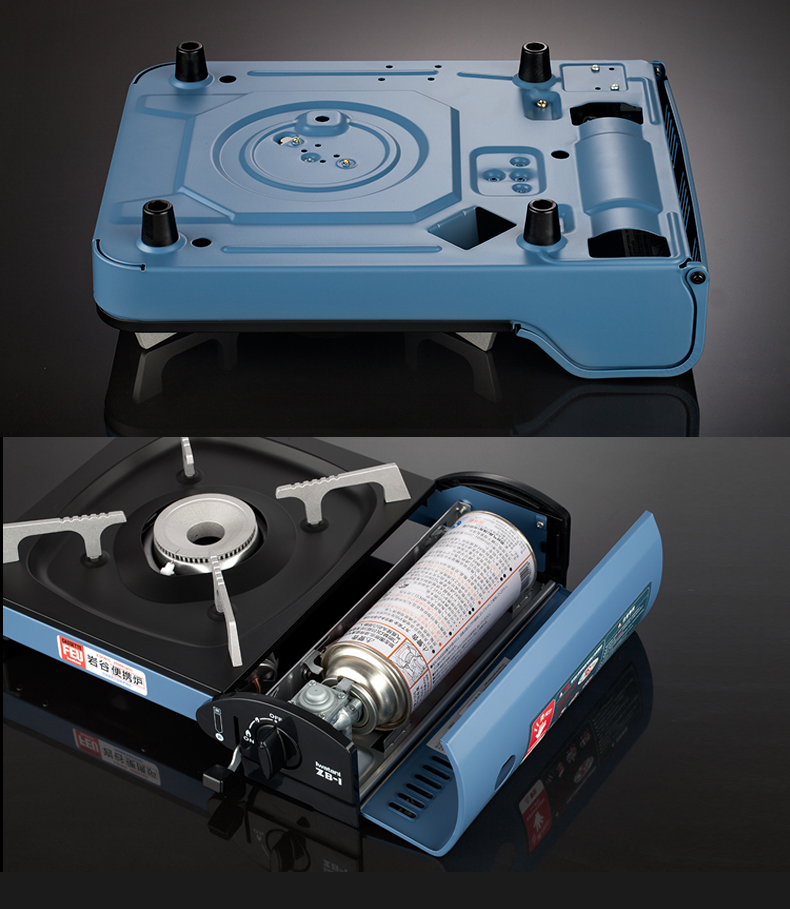 岩谷户外便携卡式炉防风瓦斯炉烧烤炉具炉子野炊野餐卡斯炉燃气灶