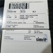 CFW-SIMRIT seal BAU3-30-47-8 7 seal 72NBR902 BAU3-30X47X8 7