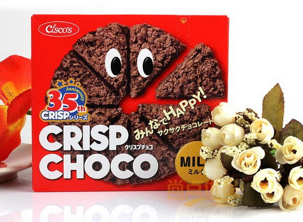 日本进口 crisp choco cisco日清麦脆批巧克力 0990后素小吃零食_7折