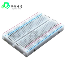 Quality Breadboard 400-well Red Blue Line Mini Breadboard Experiment Board Length 8 5cm Width 5 5cm