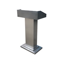 Property Stainless Steel Speech Desk Outdoor Registration Desk Host Desk Concierge Desk