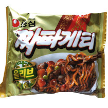 Jiamei South Korea imported Nongxin instant noodles olive oil fried noodles with fried sauce noodles inside 5 packs free of mail