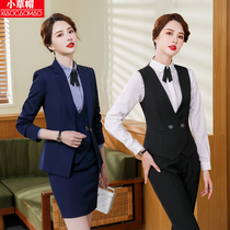 High-end professional suit horsemen suit womens beauty salesroom front desk work clothes teacher to work dress