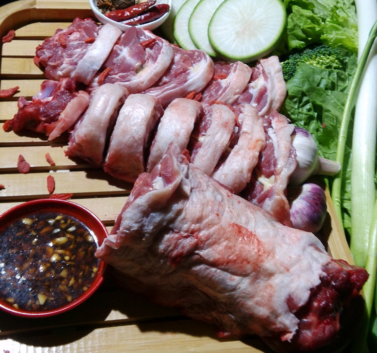 羊脖羊脖子 新鲜羊脖子切片 宁夏清真羊肉盐池滩羊肉2