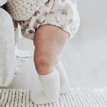 Baby Shorts Pp Pants Broken Flowers Newborn Baby Pants External Wear Pure Cotton Light Cage Pants High Waist And Belly children Pumpkin Pants