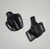 New type of compression mold 64 cowhide waist quick pull-out plainclothes invisible inner sleeve 92 pistol leather wear waist 77 style