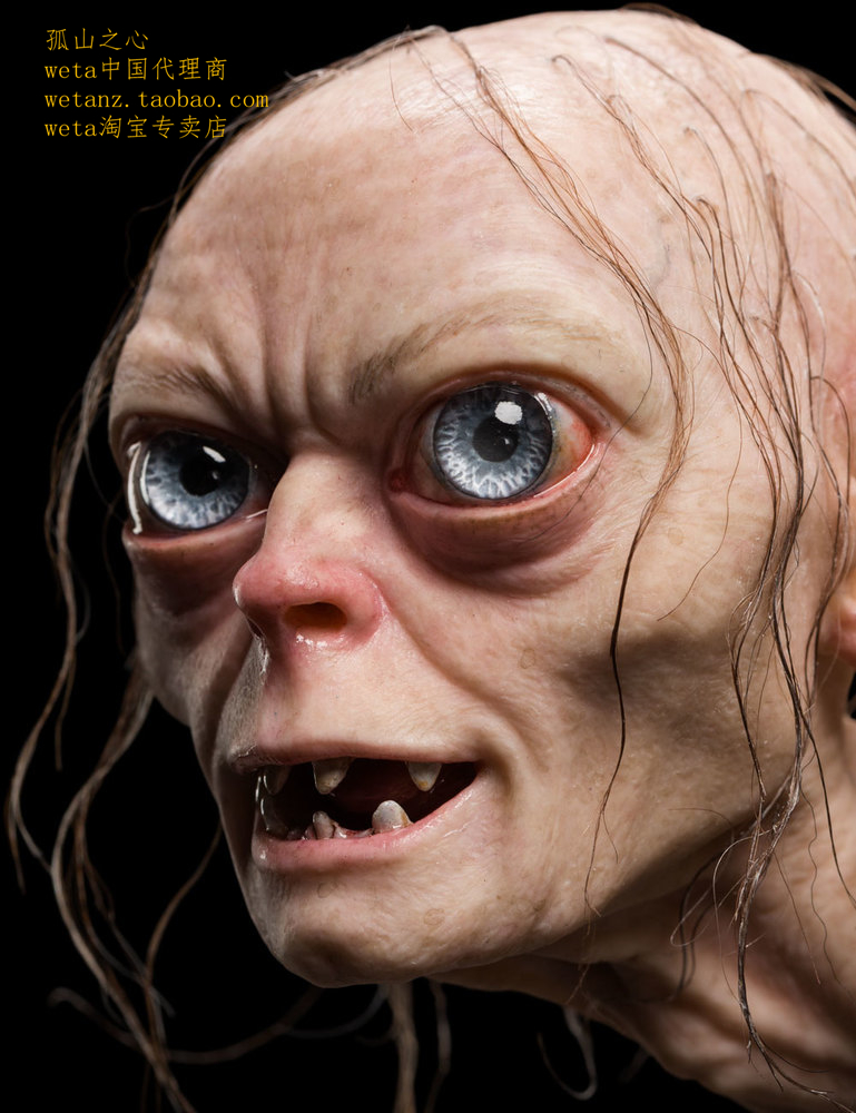 weta 咕噜姆1:3雕像 魔戒指环王霍比特人周边gollum 摆件手办