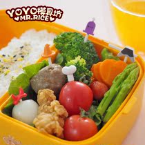 Japanese lunch sign Halloween hat fruit fork cute cartoon lunch fork creative fruit and vegetable shape small fork