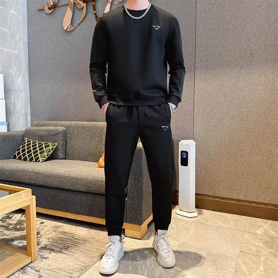 New autumn Korean sports men's suit casual fashion brand fashion two-piece set personalized youth sweatshirt men's clothing matching
New autumn Korean sports men's suit casual fashion brand fashion two-piece set personalized youth sweatshirt men's clothing matching