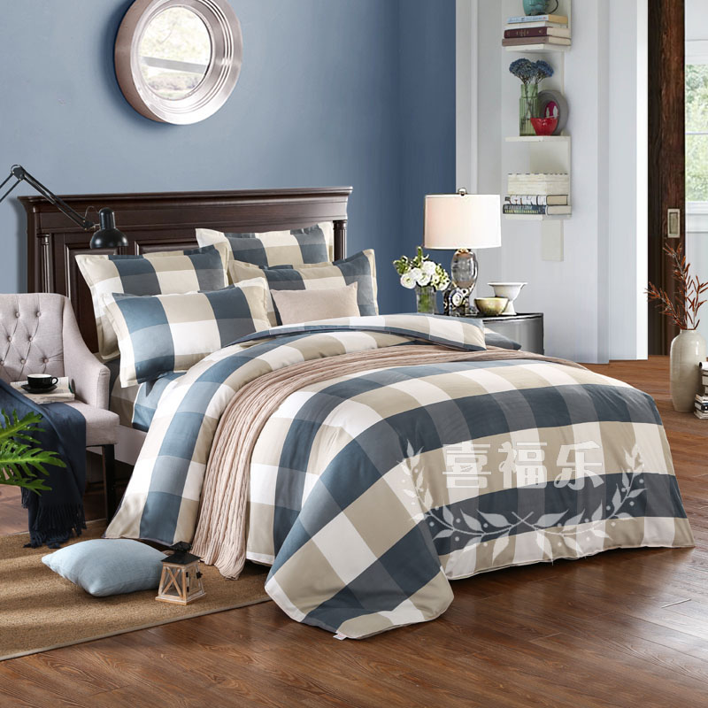 washed quilt cover single student dormitory single 1.5 bed double 200*230 meter cartoon cotton cloth plus quilt cover