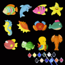 Plaster doll coated white embryo nursery school children handmade diy making material bag graffiti coloring ceramic dolls