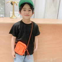 Boys long-sleeved t-shirt childrens Korean loose Western style bottoming shirt middle and small children 2020 new spring and summer thin top