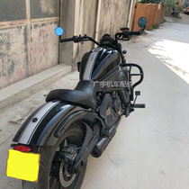 Longjia V coffee 250V coated LJ250 motorcycle modified CNC coffee rearview mirror retro handlebar round mirror Handlebar mirror