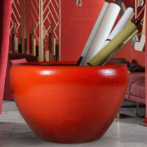 Jingdezhen ceramic fish tank Water lily basin Lotus large tank bowl lotus tank Turtle tank Water tank goldfish tank Koi tank ornaments