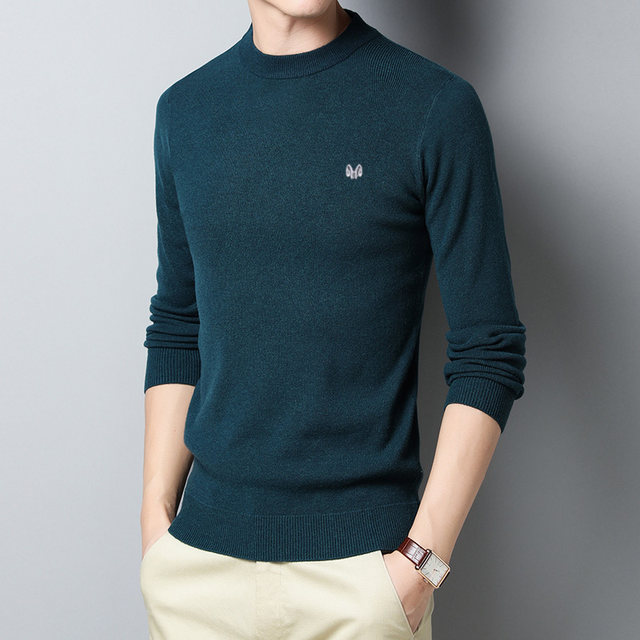 Heng Yuan Xiang new men% pure cashmere sweater positive brand fall and winter bottoming round neck pullover knit Heng Yuan Xiang new men% pure cashmere sweater positive brand fall and winter bottoming round neck pullover knit