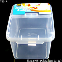 Large flap fresh-keeping box supermarket goods display box cover plastic box half open cover food exhibition box mobile cover