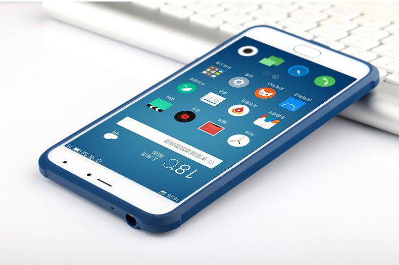 魅族魅蓝m1 metal手机壳m57ac保护软套硅胶磨砂防摔指环支架全包