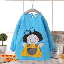 Korean version of childrens waterproof coat apron corduroy female baby dress coat coat winter plus size