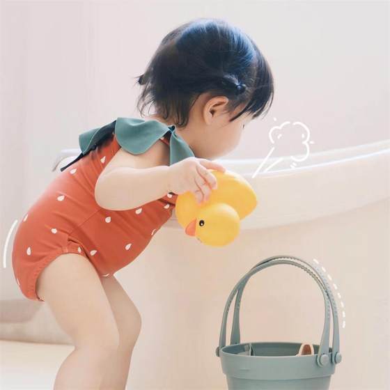 Korean children's clothing baby swimsuit summer new style girls swimsuit vacation color block infant and child one-piece swimsuit girl Korean children's clothing baby swimsuit summer new style girls swimsuit vacation color block infant and child one-piece swimsuit girl