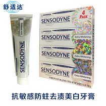 In stock Sensodyne Whitening Anti-stain Anti-Moth Anti-sensitive Toothpaste 4 pcs 184g pcs