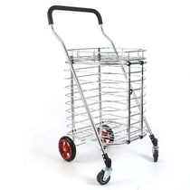 New large elderly folding car portable shopping cart home shopping cart trolley trolley mute