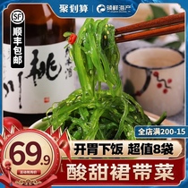 Dalian Wakame ready-to-eat Chinese seaweed salad flavored thousand sea cabbage kelp silk non-salted dried seaweed