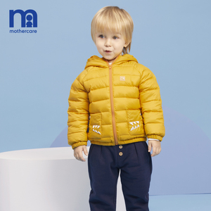 英国mothercare婴幼儿童羽绒服连帽轻薄外出秋冬衣服