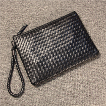 Handbag Mens Korean version of the wave 2019 new big brand woven mens hand bag womens fashion casual handbag