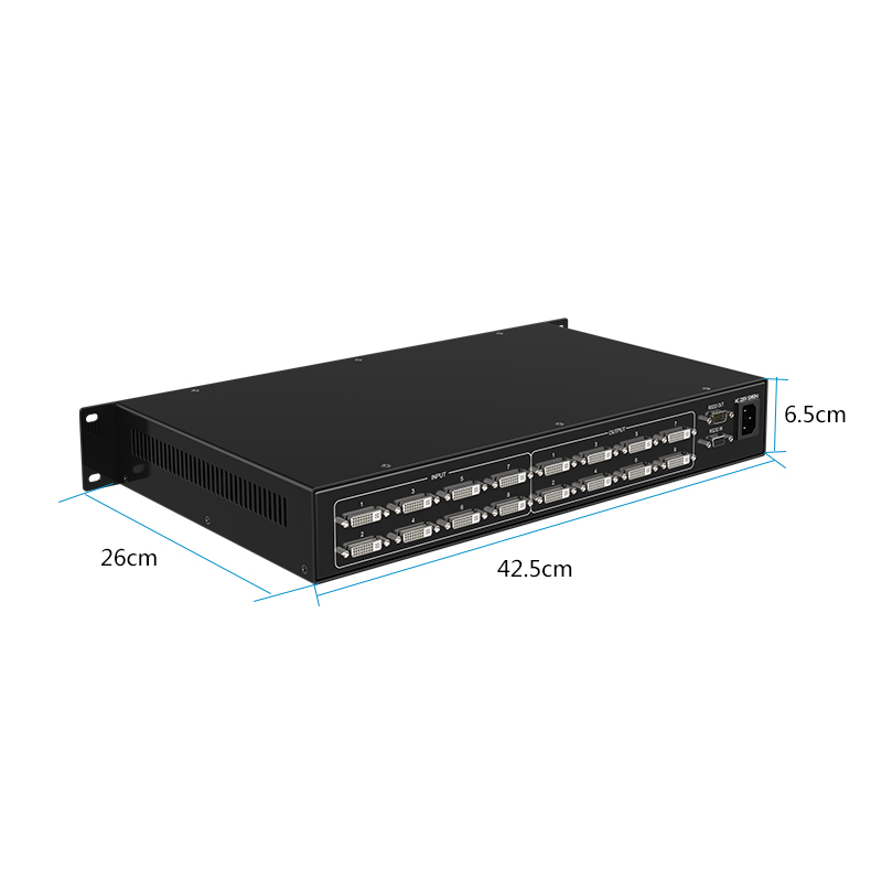 maxtor dimension moment dvi matrix 8 in 8 out hd surveillance audio and video matrix switcher host 1080p