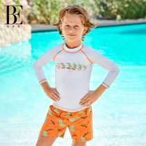 BE Van der Ann Dinosaur series split swimsuit boy cute effective sunscreen swimming unimpeded 2021 new summer