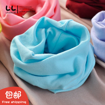 Autumn and Winter Childrens scarf baby baby scarf pullover cotton collar scarf for boys and girls
