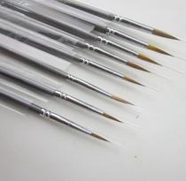 Long Pole Wolf Million-water Color Painting Pen Hook Pen Extremely Thin Pointed Water Chalk Single digital oil paintbrush Sketching Thread