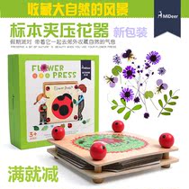 MiDeer Explore nature Plant specimen clip Embossing device Leaf dried flower collection Childrens handmade gifts