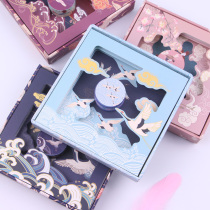 Three-dimensional boxed Chinese style antique square color origami childrens handmade material color paper jam