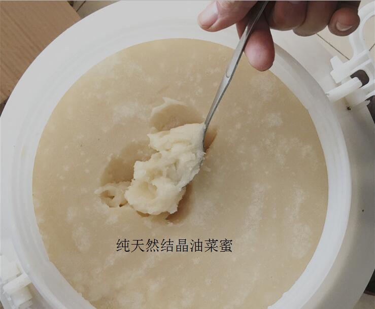 油菜蜜 纯正天然农家自产 油菜花蜜 菜花蜜 纯蜂蜜 结晶蜜 5斤
