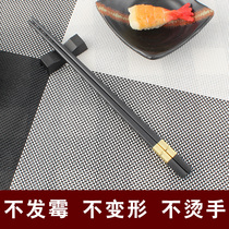 Shengshida home non-slip silver chopsticks set Korean alloy chopsticks home chopsticks store chopsticks anti-scalding 5 pairs