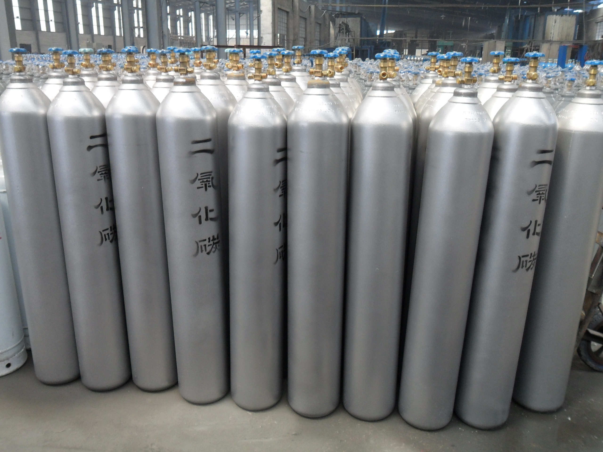 供应全新二氧化碳瓶40升 工业二氧化碳瓶40l 带瓶帽 国标阀门