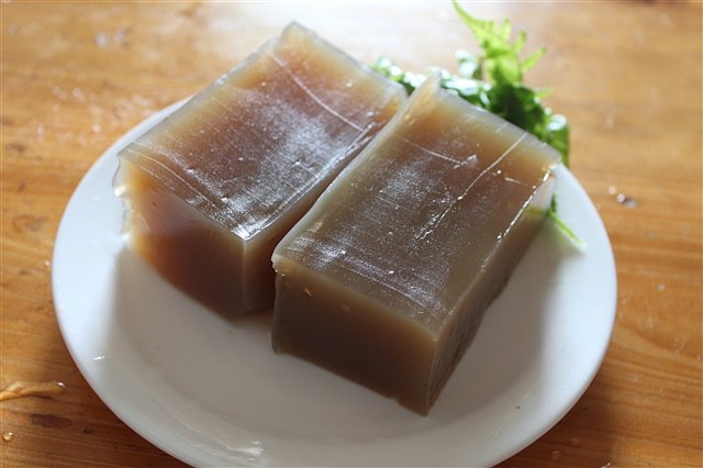 苦槠豆腐景德镇瑶里特产苦槠籽水洗苦槠粉淀粉粉丝海绵豆腐冻豆腐