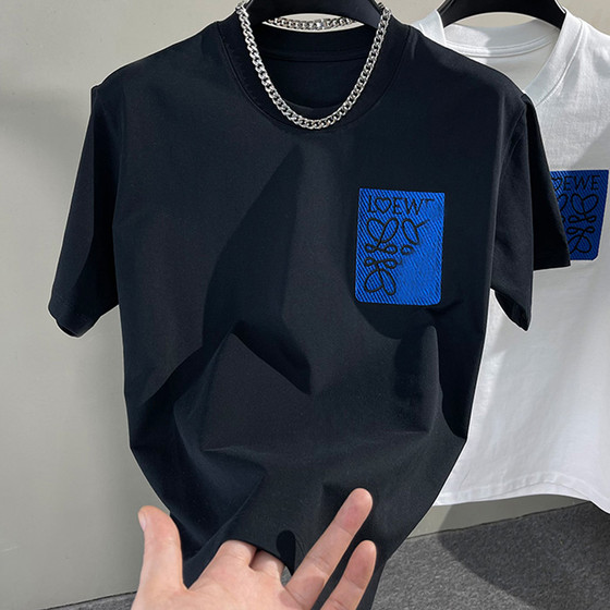 Men's short -sleeved T -shirt autumn and winter new inner heavy pounds thick, fashionable light luxury tide men's round neck half -sleeved top
Men's short -sleeved T -shirt autumn and winter new inner heavy pounds thick, fashionable light luxury tide men's round neck half -sleeved top