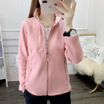Outdoor fleece jacket thickened warm and breathable mountaineering assault jacket inner cardigan jacket cardigan autumn and winter