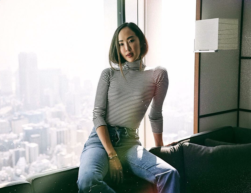 照搬不错!亚裔博主冷穿搭