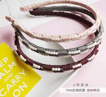 Korean version of new pearl hoop headband Japanese and Korean sweet girl hairpin hair accessories headwear