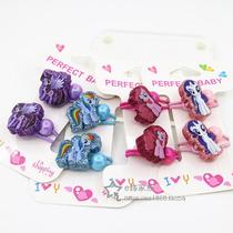 Export children cute cartoon pony hair rope pony Hairband ponytail girl BABY head rope