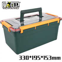 Multifunctional three layers of hand fishing toolbox Beauty work box Multi-layer tool box containing box fishing accessories box