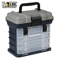 Multifunctional portable Luya Rocky fishing box can sit Luya bait box fishing gear accessories storage box storage box storage box