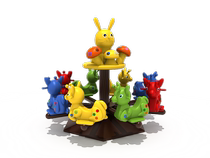 幼儿园儿童转椅室外转椅小区公园儿童转椅户外大型绳网转椅