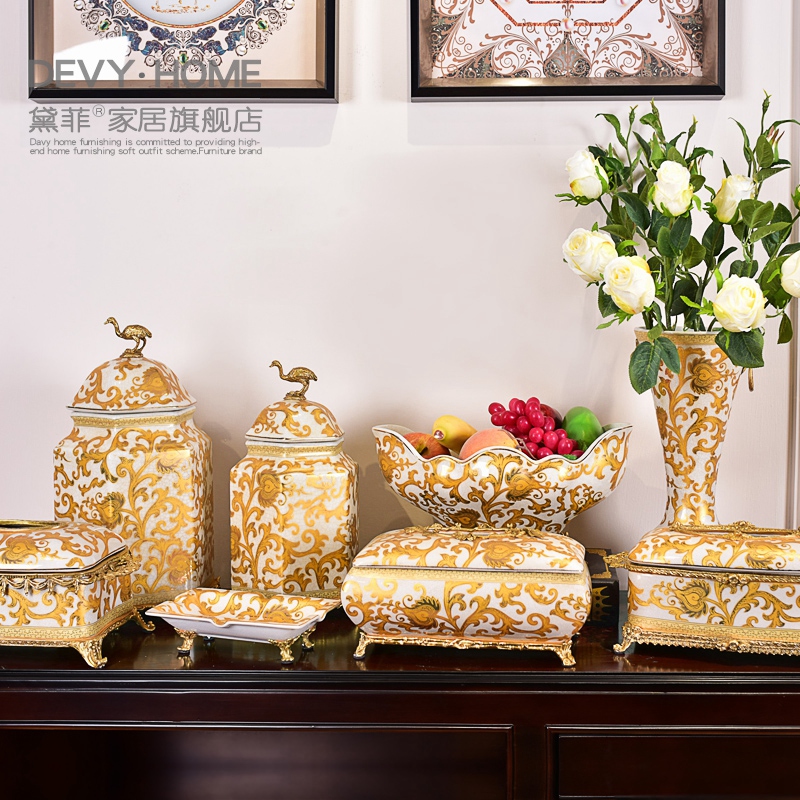 American creative home furnishing articles general ceramic pot, the sitting room porch sample room to receive a housewarming gift to his new house