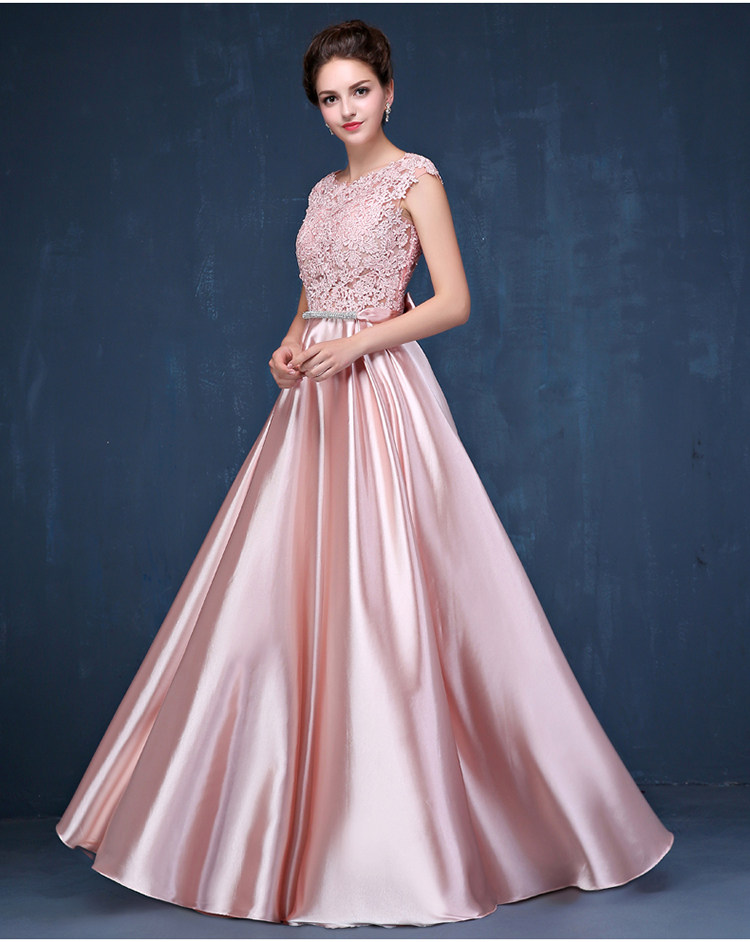 双肩宴会晚礼服长款2017新款春年会女主持人礼服走秀晚装长裙女秋