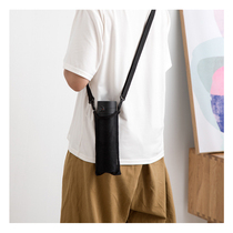 Obliquely straddle cup cover Portable thermos cup Mesh bag Strap pocket lanyard 350-500ml tote bag adjustable
